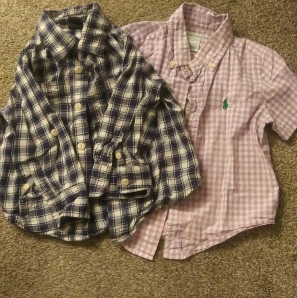 Baby Gap and Ralph Lauren Shirts